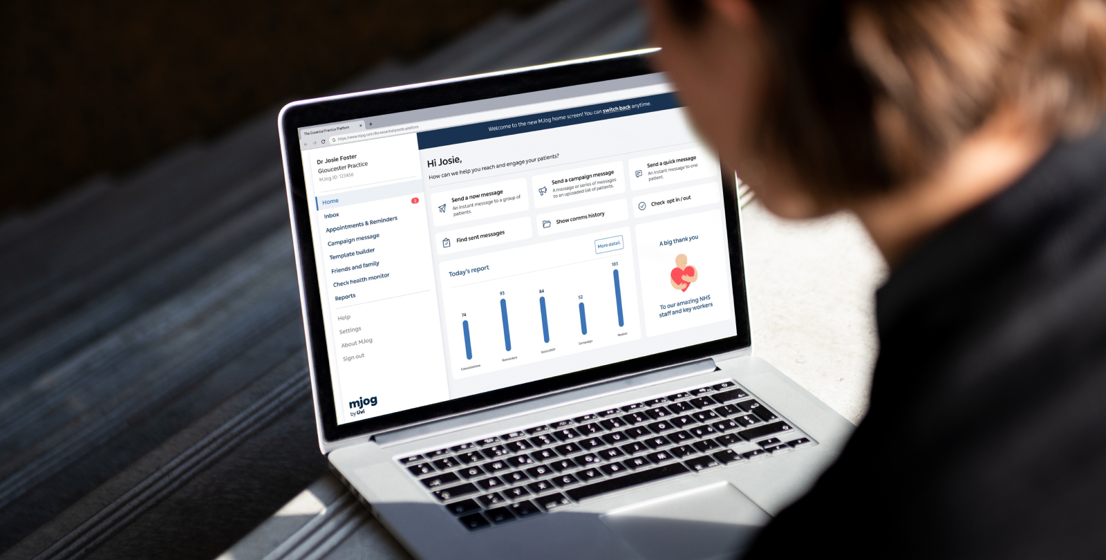 Image of Mjog dashboard